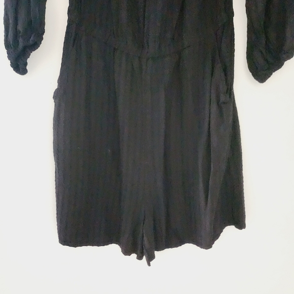 ANTHROPOLOGIE AMADI long sleeves off the shoulder romper - Picture 5 of 13